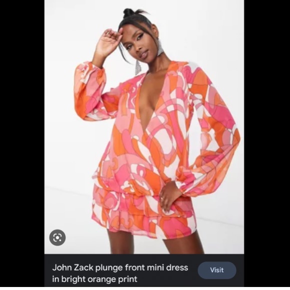 John Zack ASOS Floral Chiffon Camisole Babydoll Top 12 - Picture 7 of 9